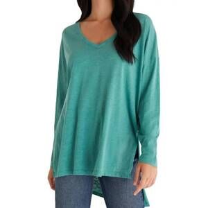 NEW Z LOUNGE super chill long sleeve tee in amazon green